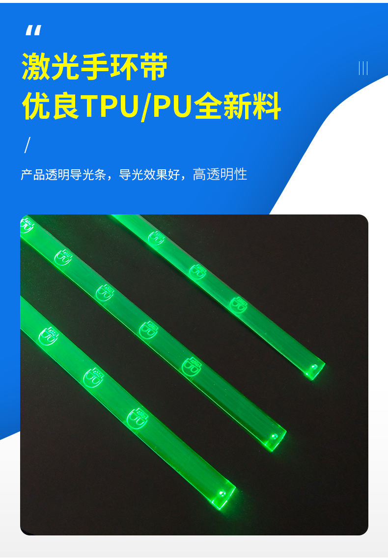 Ruiguan laser TPU light guide strip thermoplastic elastomer rubber plastic aging resistant material