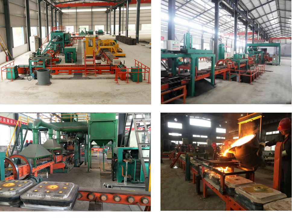 Iron mold sanding iron mold sanding line casting line molding line iron sanding machine