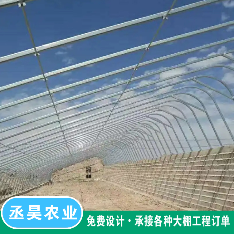 Winter Warm Strawberry Planting Greenhouse Elliptical Pipe Framework Galvanized Flat Pipe with Strong Compression Capacity Spanned Arch Greenhouse