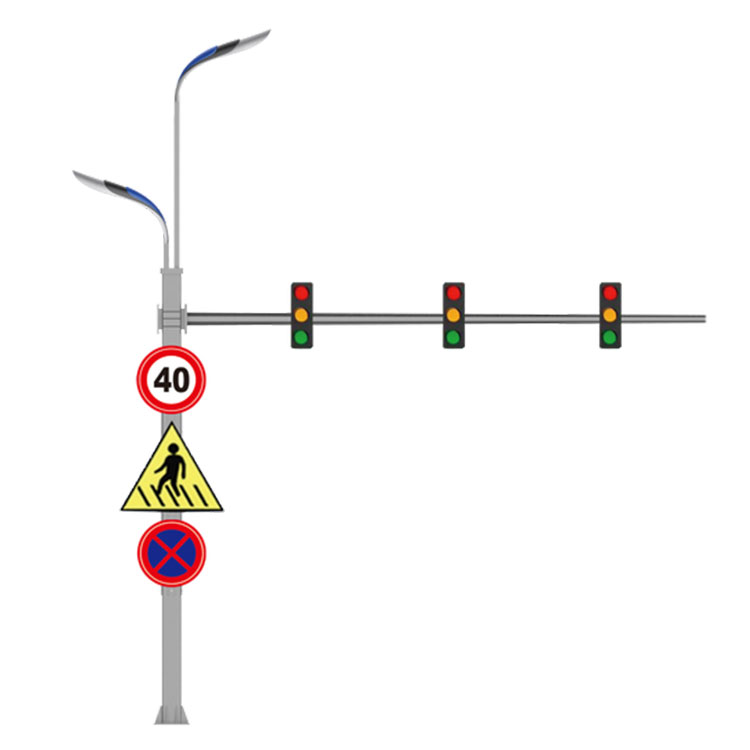 Multi pole integrated combination pole sales multifunctional shared pole traffic signal integrated pole customized Runchang Lighting