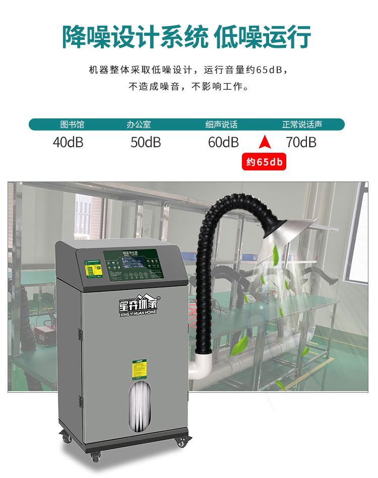 Solder smoke exhaust fan, soldering iron smoke purifier, low noise - source manufacturer of Xingyi