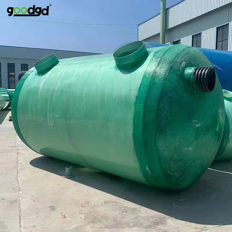 Luzhou Yibin Zigong fiberglass septic tank fiberglass winding oil separator regulating biochemical tank production