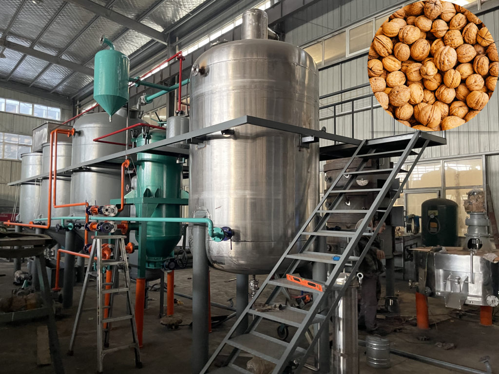 Fully automatic oil press for rapeseed, peanut, soybean, sesame oil press equipment, spiral hydraulic oil press