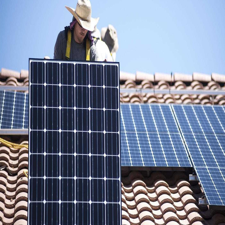 Photovoltaic power generation system off grid and grid connected roof solar photovoltaic panels