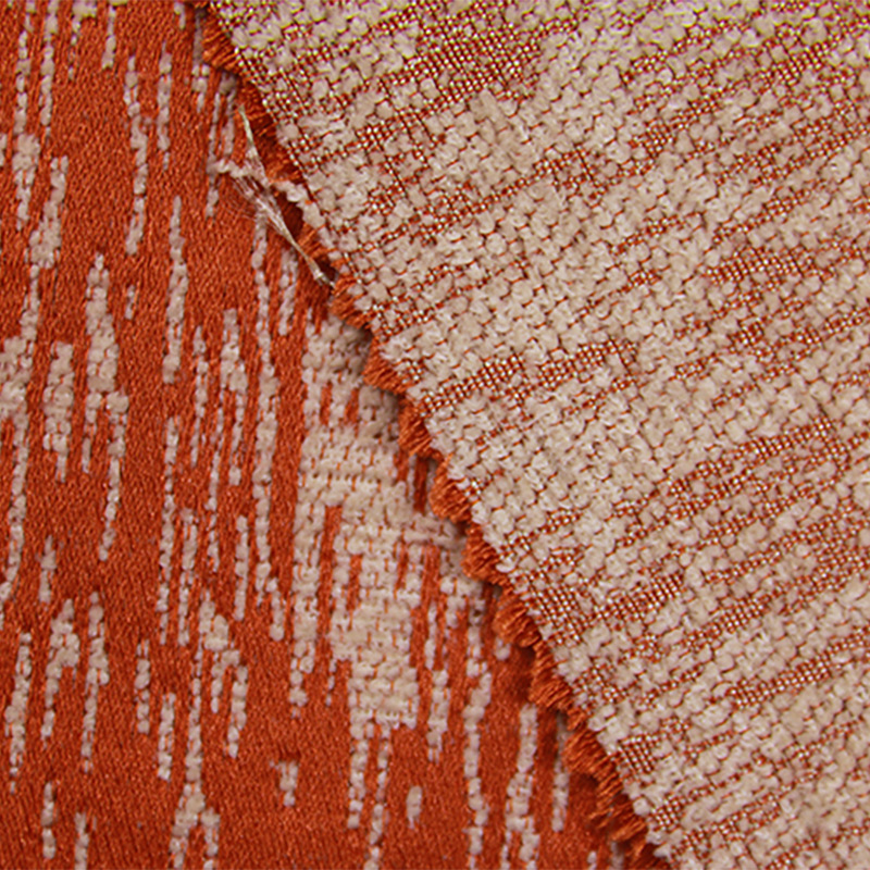Polyester Chenille Jacquard Fabric Flame retardant Jacquard Throw Pillow Fabric Curtain Sofa Cushion Car Cover Fabric