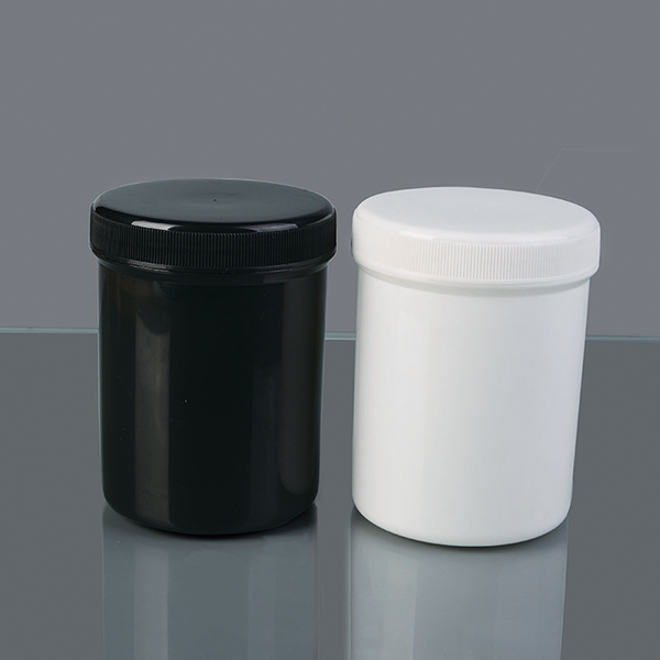 1L Large Mouth Plastic Can Wide Mouth Straight Bottle 1000ML Solid Powder Ink Can 1KG Chemical Bottle