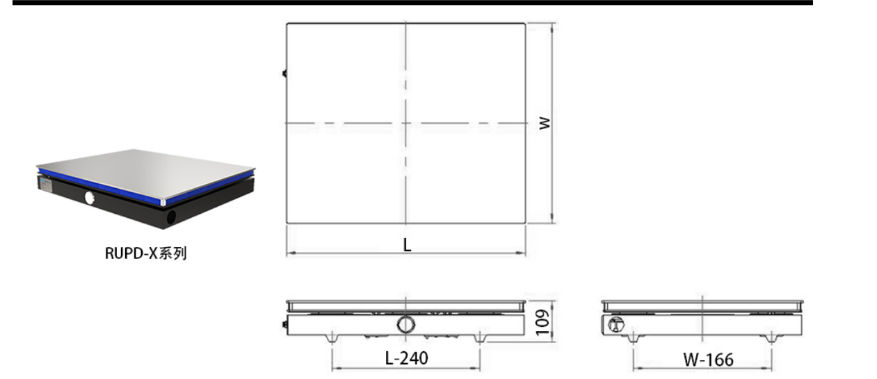 Ruiyu Technology - Table top air floating isolation platform with porous honeycomb bread board