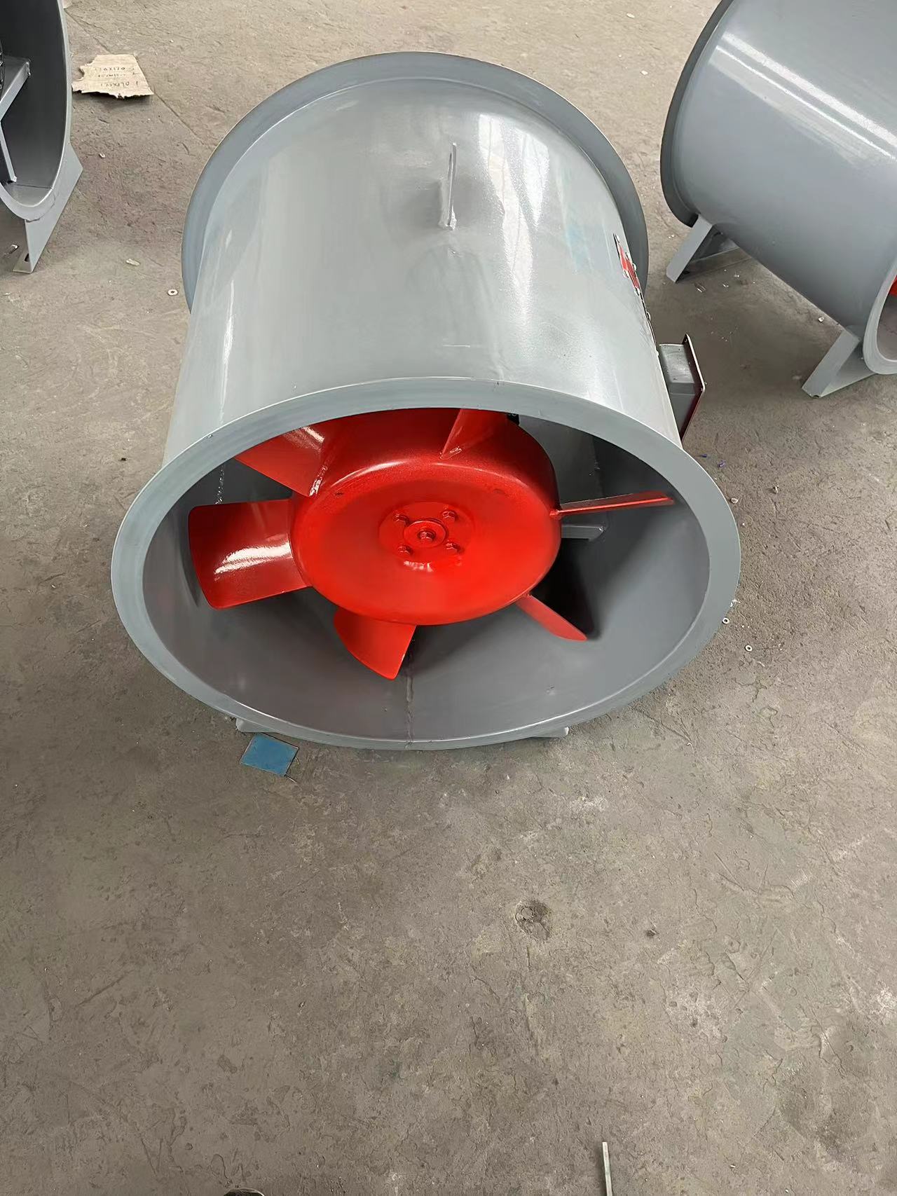 Tunnel axial flow fan anti-corrosion low noise external rotor axial flow fan strong smoke exhaust fan in industrial buildings