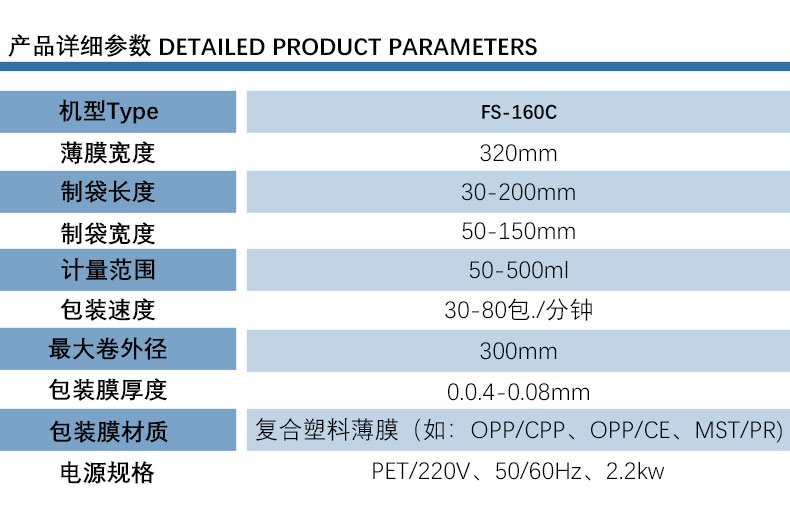 Screw automatic metering packaging machine, quantitative packaging machine for white jelly powder, packaging equipment for soybean milk powder