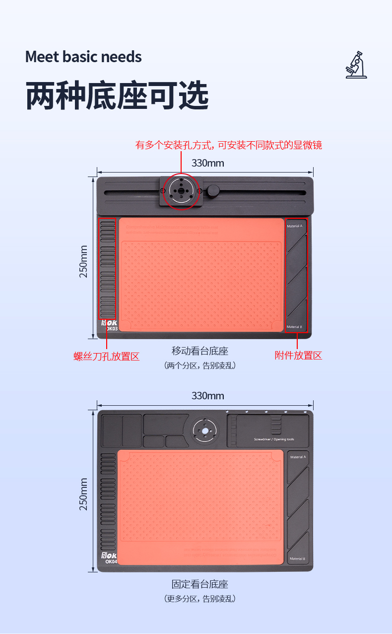 Video microscope, high-definition electronic magnifying glass, screen display, mobile phone clock maintenance, industrial precision tool inspection