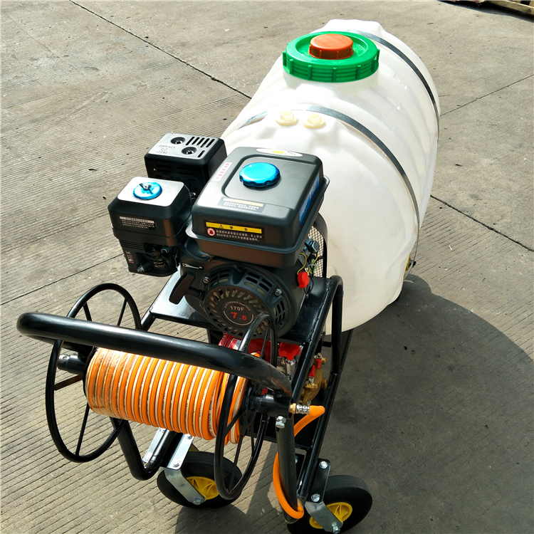 Electric manual sprayer Long range gasoline sprayer Cart type high-pressure spray