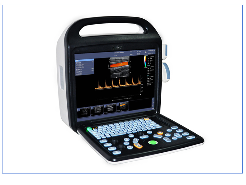 Kaier Medical Bedside Portable Color Doppler Ultrasound Manufacturer: Heart Organ and Vascular Doppler Ultrasound Blood Flow Analysis Instrument