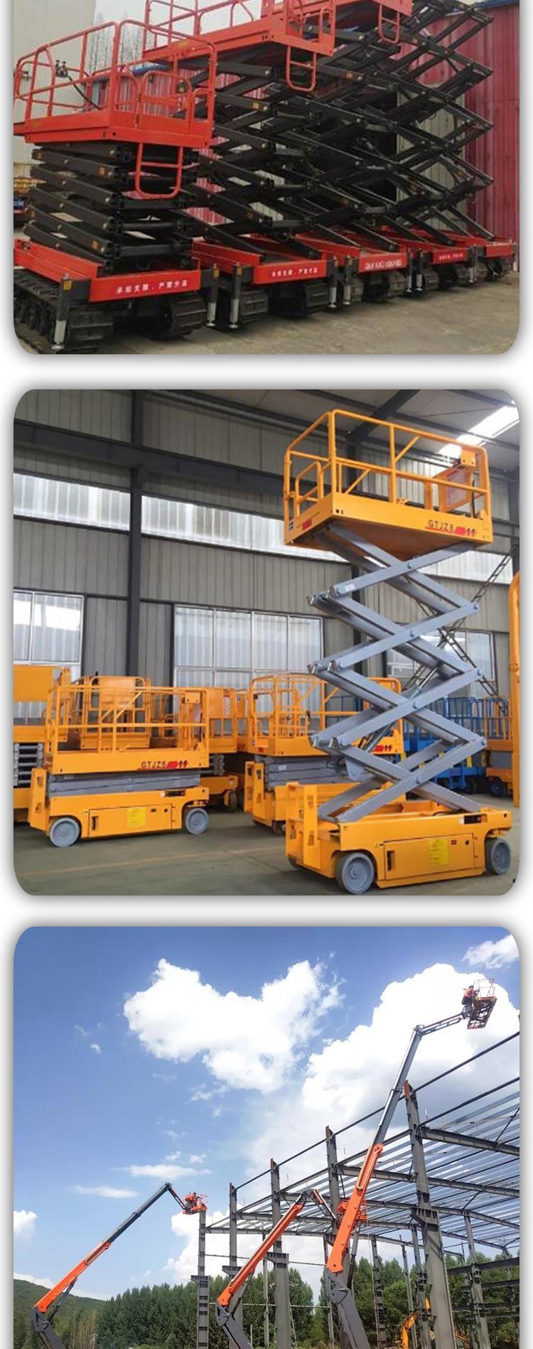 Hualitong Elevator Rental Car Mounted Climbing Car Rental Manufacturer's Direct Rental Specification is Complete