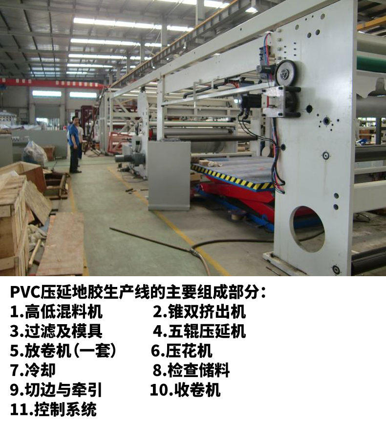 PVC rolling floor adhesive production line Modern precision industrial and commercial sports floor production line