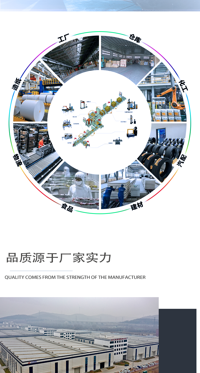 Stacker crane, fully automatic cardboard box stacking robot, chemical logistics handling, customized high-level stacking and packaging production line