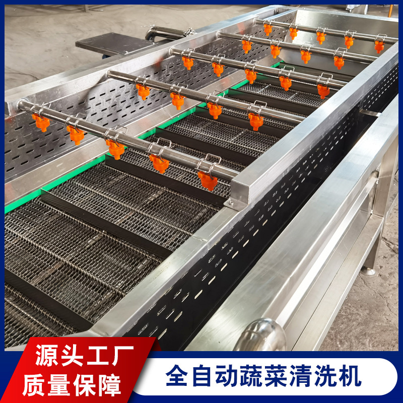 Tomato bubble vegetable cleaning machine production Wumei cleaning and air drying assembly line Dongdu