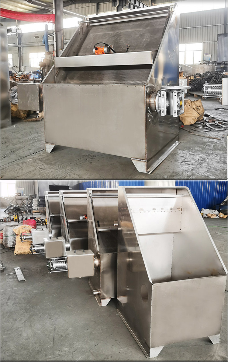 Artificial feeding fecal squeezing and drying machine, pig manure water separator, 200 type dehydrator for squeezing out dry water