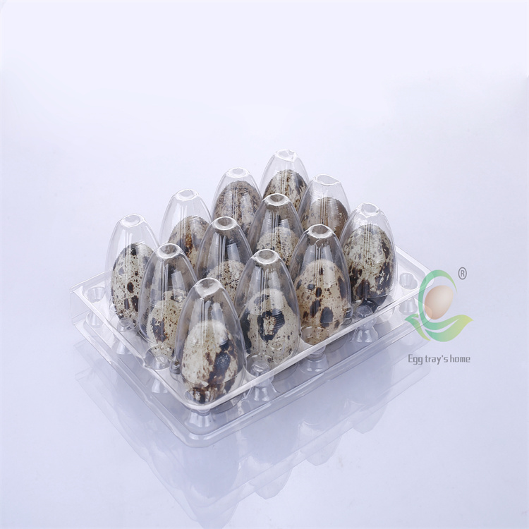 Thickened transparent disposable plastic egg tray Supermarket egg box anti drop and anti-collision tray Zhongliang supports customization