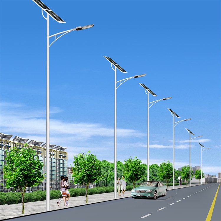 6-meter outdoor solar street light 60W new rural construction lighting Led community square lighting