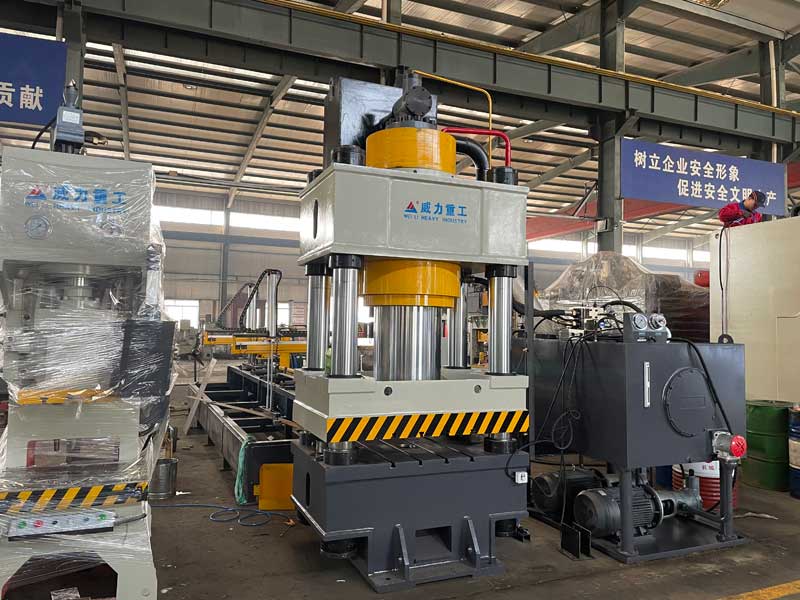 Weili Heavy Industry 800 ton automated production line for anchor rod trays, anchor cable trays forming hydraulic press