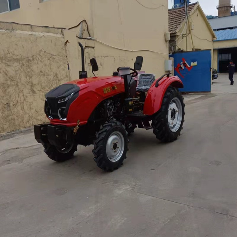 504 604 tractor can be paired with greenhouse strawberry trenching machine Ruichen Agriculture