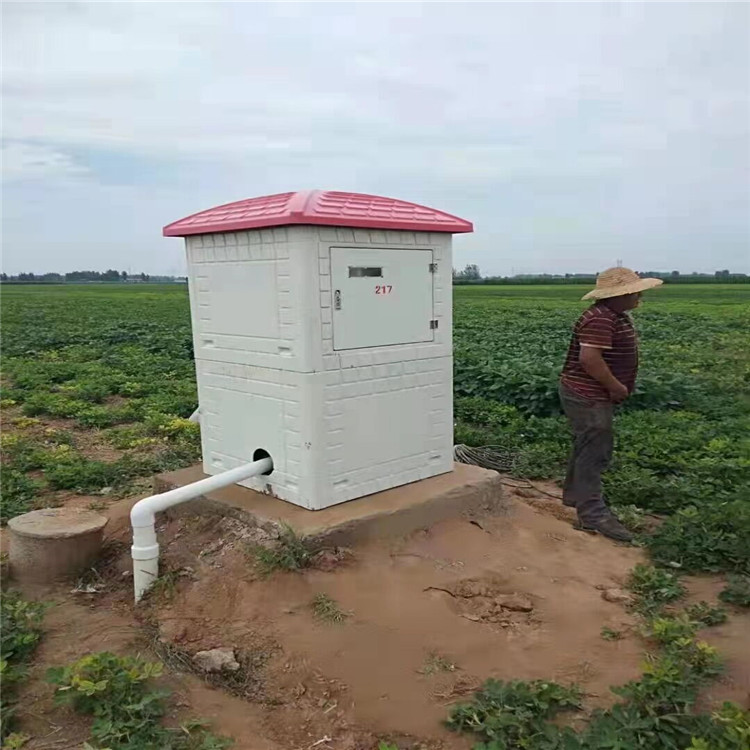 Shunfei Fiberglass Intelligent Molded Well House Jingbao Agricultural Irrigation Control Cabinet Assembled and Easy to Transport