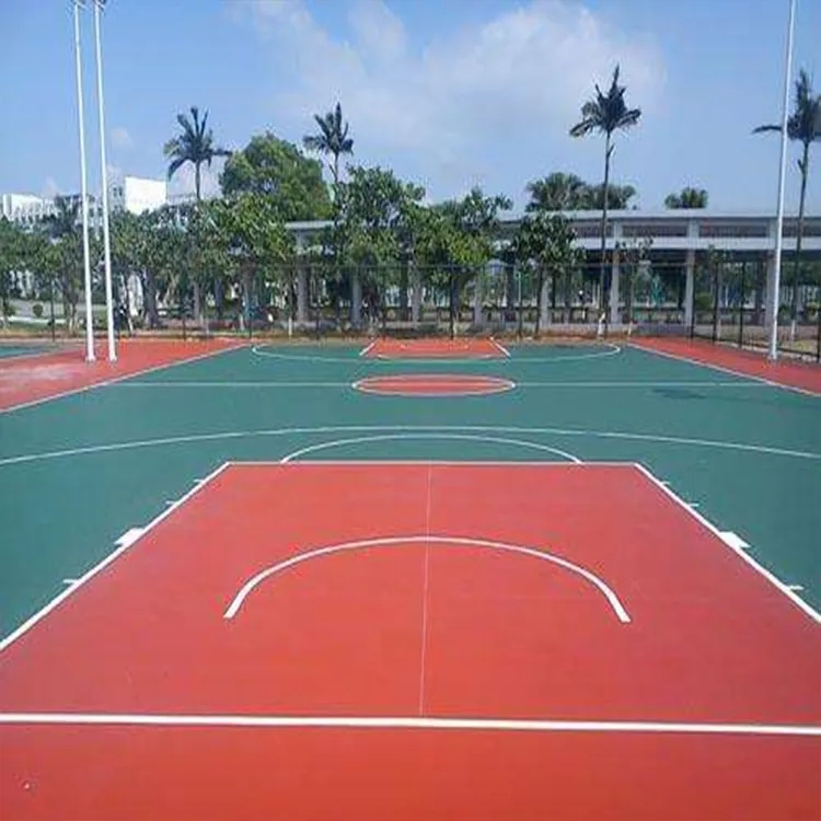 Silicon PU court, basketball court, sports ground construction, labor contract, material, corrosion resistance, wear resistance, blue sky sports