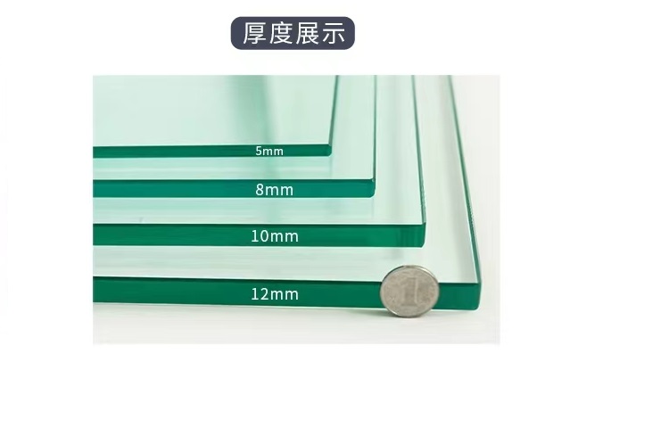 Tempered glass customized tea table tabletop, dining table glass tabletop, customized circular and rectangular shaped