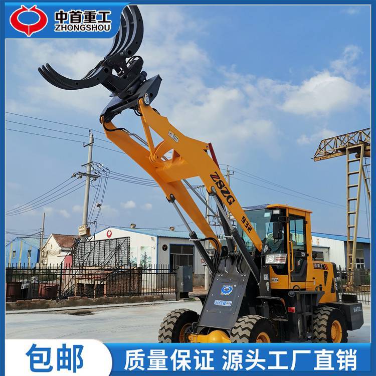 Multifunctional steel grabbing machine Shaotong hydraulic wood grabbing machine rotating grabbing head model