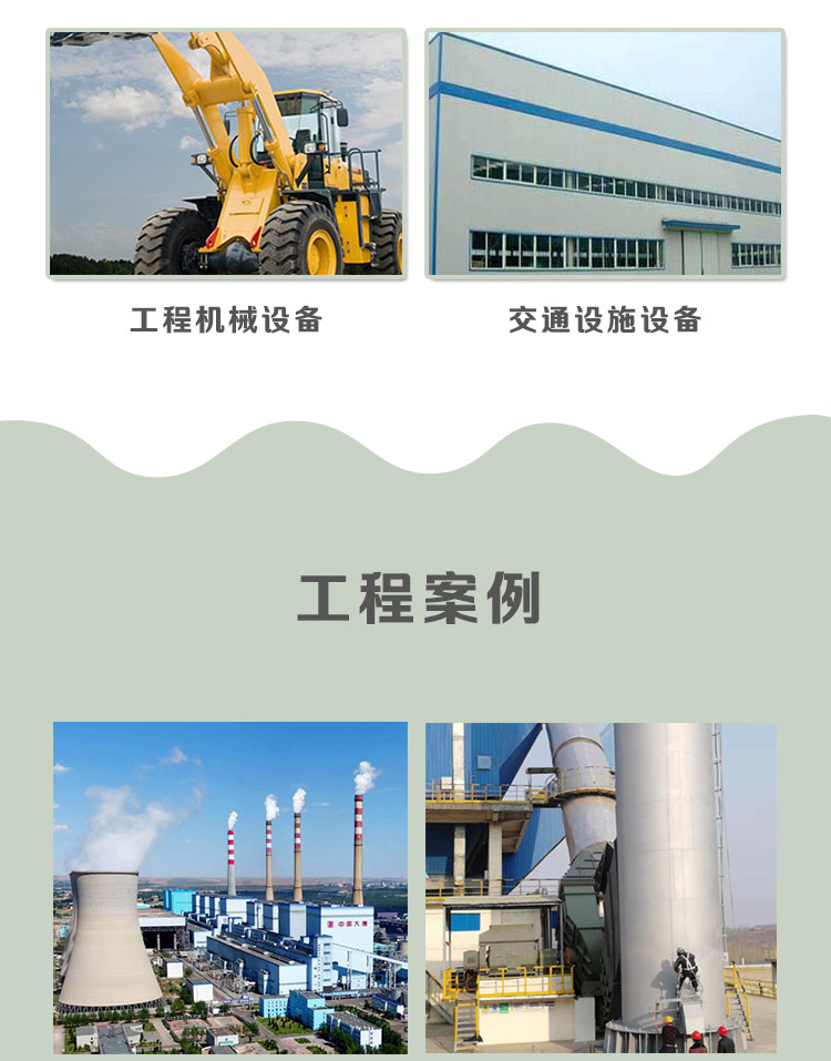 Silicon nano heavy-duty anti-corrosion coating with acid and alkali resistance and non flammable coating for smooth anti-corrosion of gas and thermal pipelines