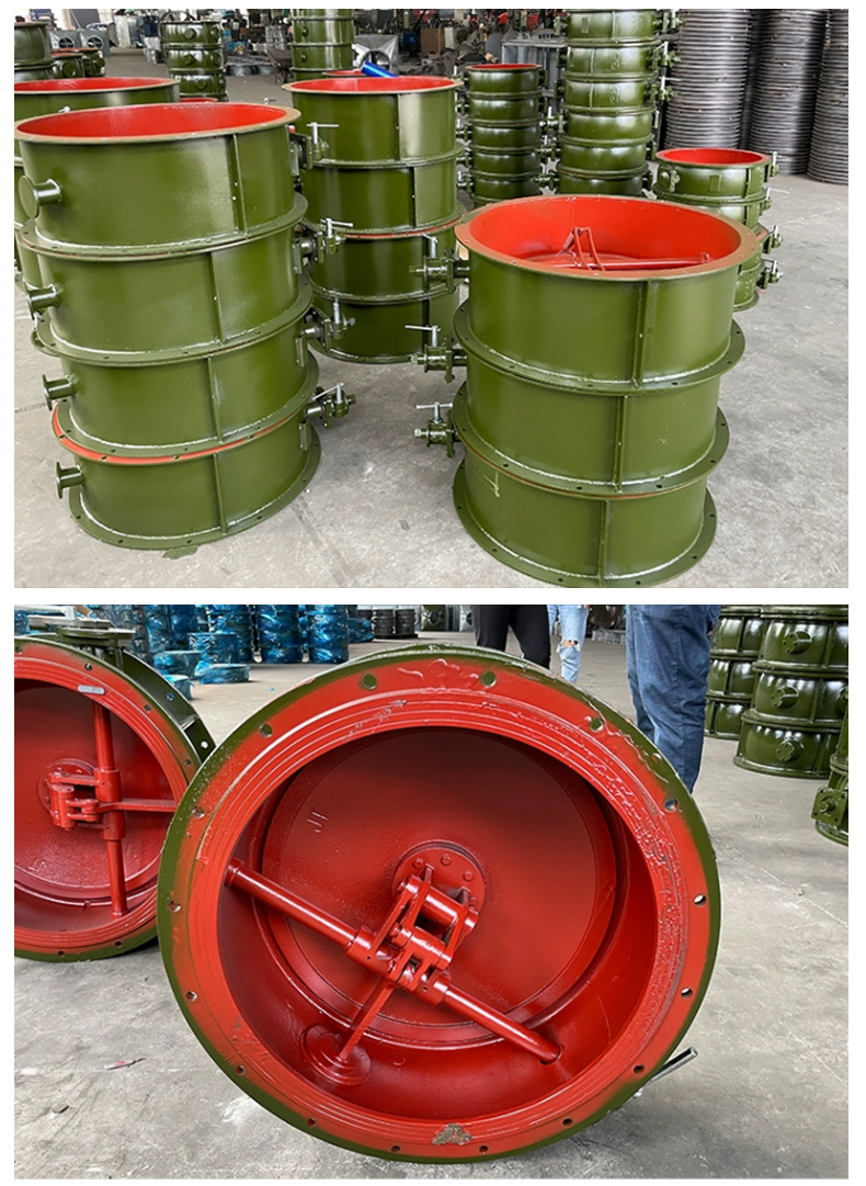 Civil air defense sealed valve, ventilation and ventilation carbon steel pipeline, circular valve, double link manual sealed valve