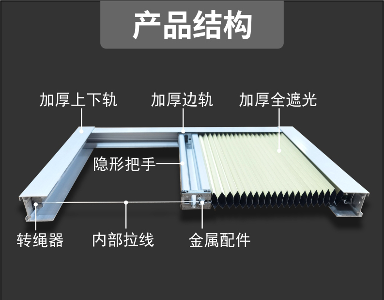 Haojiu Sunshine Room Sunshade Roof Blind Sunshade Roof Material Insulation Electric Honeycomb Curtain