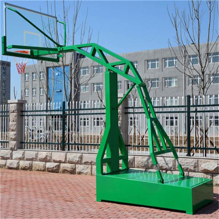 室外標準移動籃球架 三色籃球架子 足籃球一體架(圖4)