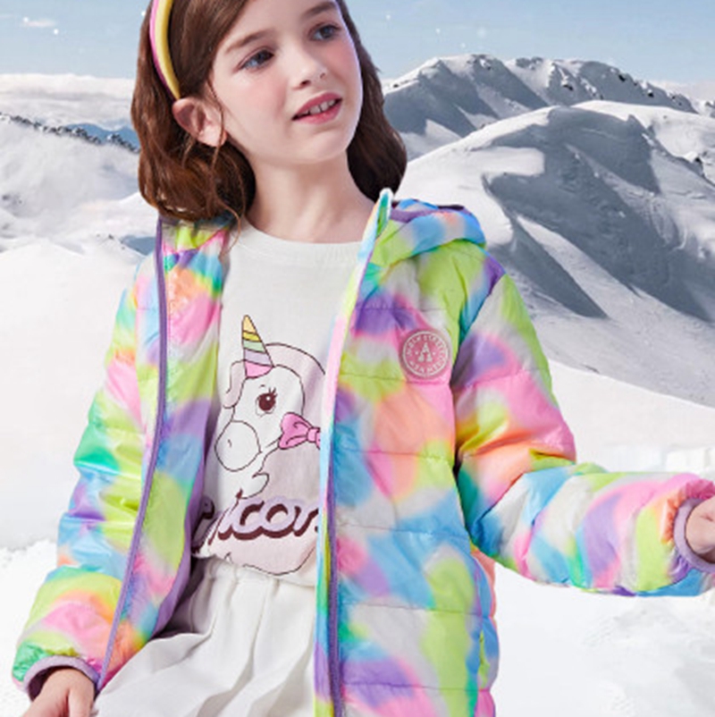 Children's cotton jacket Winter trendy children's cotton jacket Korean version medium length down jacket