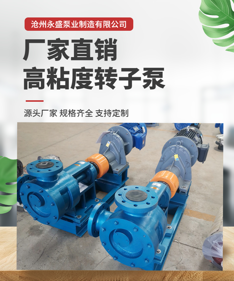 The manufacturer directly supplies NCB internal toothed high viscosity pump NYP high viscosity rotor pump 3RP cam pump with complete specifications