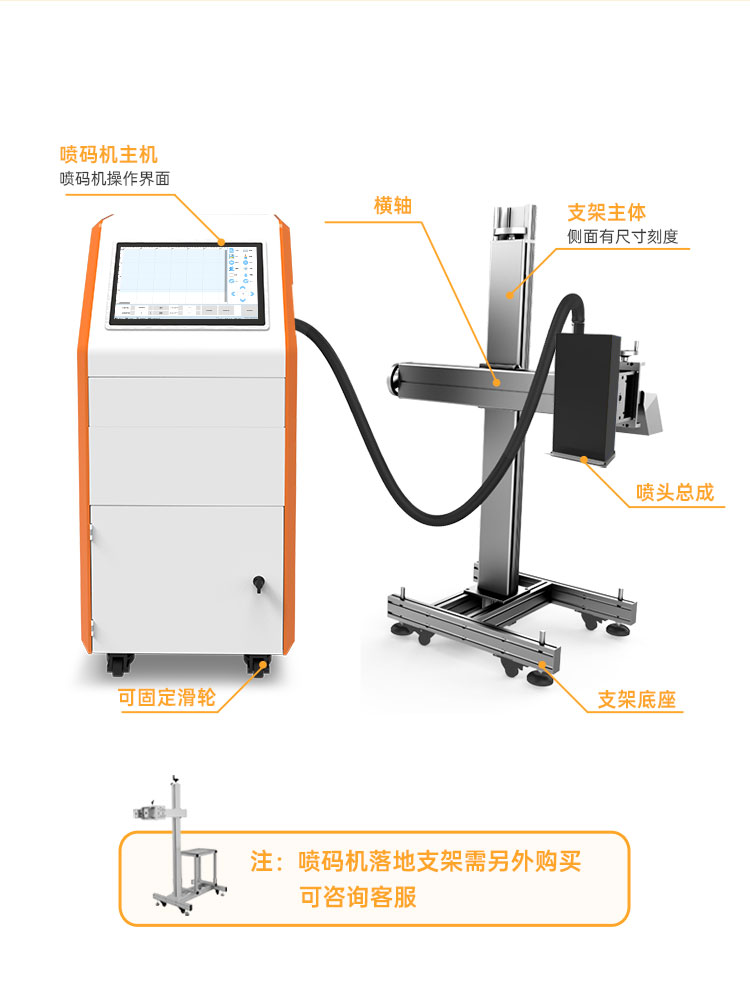 Source code identification large screen inkjet printer S5000 assembly line automation UV inkjet printer high-resolution