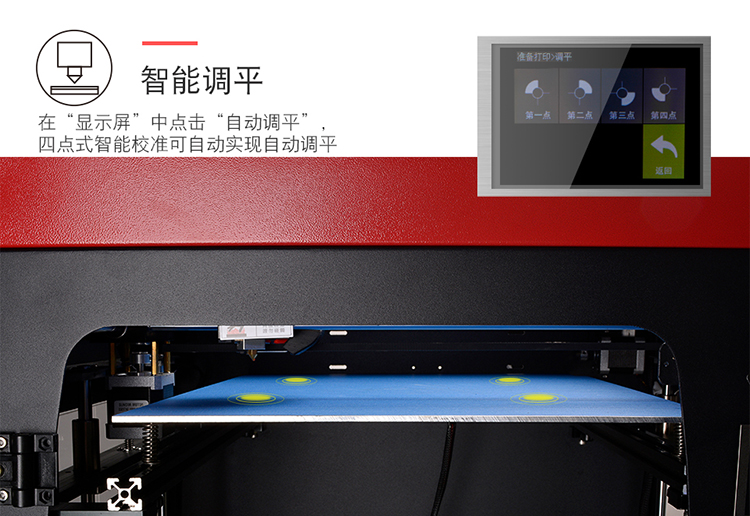 3D printer, dual nozzle, large size, high-precision industrial grade complete machine, household and commercial three-dimensional equipment