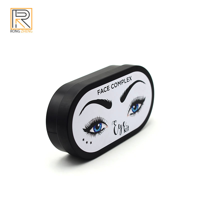 Cosmetics packaging box eye shadow iron box tinplate eyebrow pencil box eyeliner pen metal box customized by manufacturers