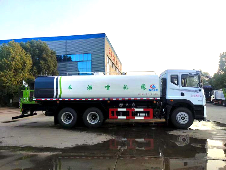 Dongfeng Huashen T5 rear double bridge 20 square meter sprinkler truck manufacturer directly provides various sizes of sprinkler trucks for nationwide delivery