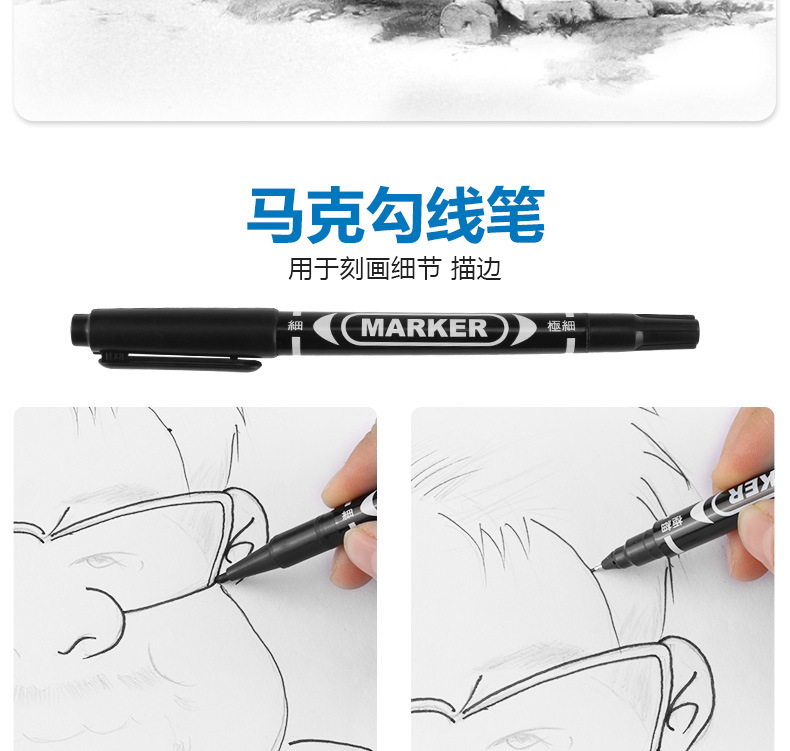 H&B 71 piece sketch pencil art suit art drawing Marker pen painting supplies manufacturer wholesaler