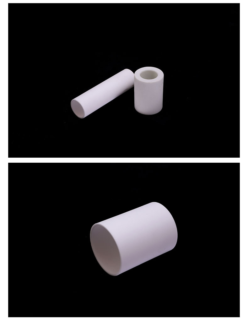 Industrial ceramic accessories wear-resistant 95 alumina ceramic tube insulation high temperature resistant Electroceramics material customization