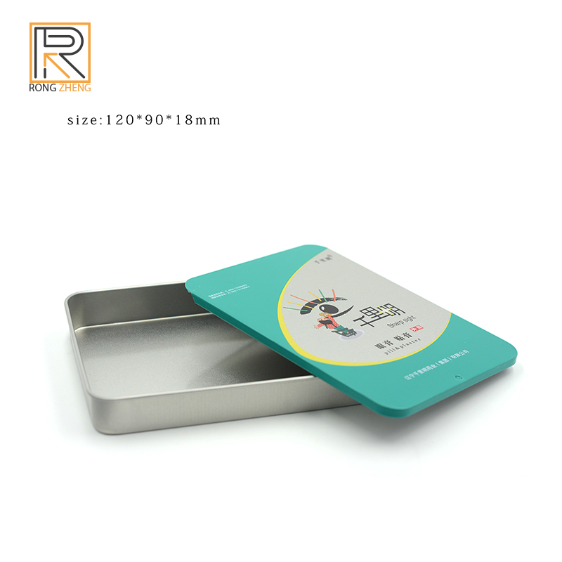 Iron box and tin can manufacturer, sliding cover ginseng slices packaging, metal cans, compression candy, push pull box customization