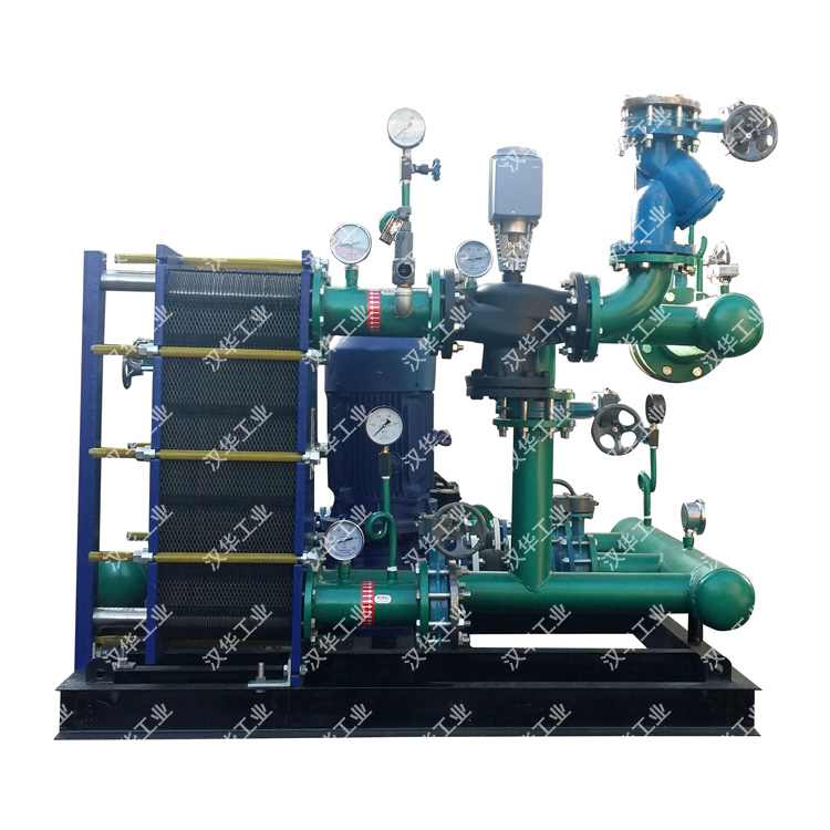 Fixed pressure water supplement heat exchanger equipment for non negative pressure water supply units in high-rise buildings