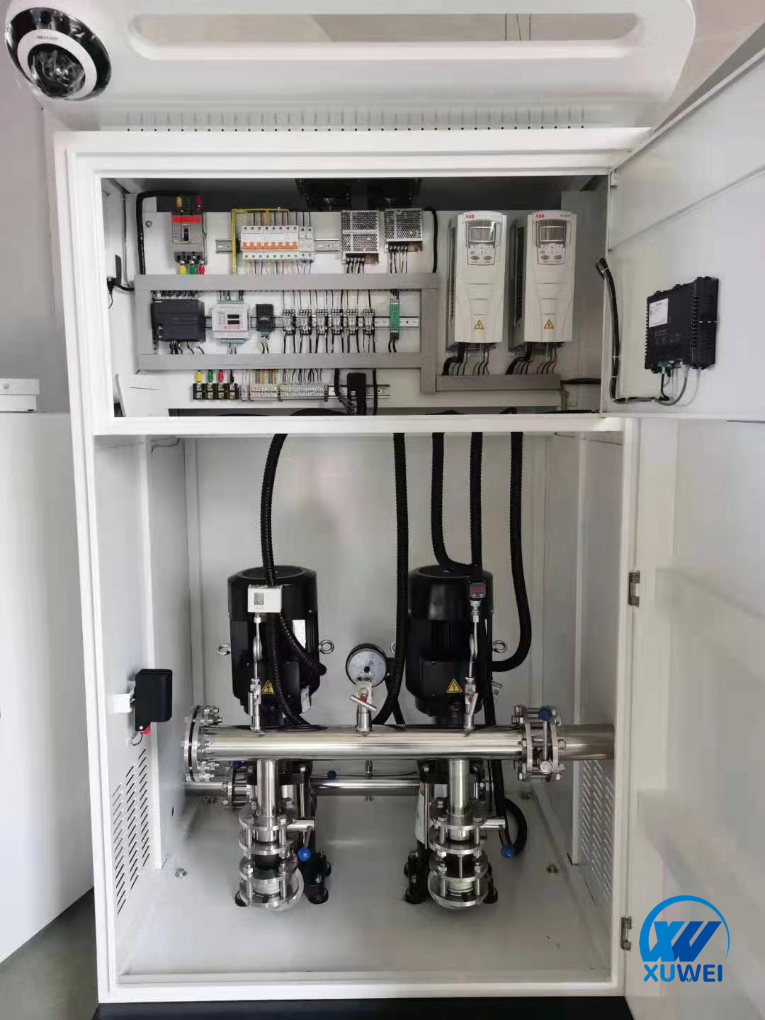 Customized integrated outdoor integrated smart pump room, rural centralized water supply equipment renovation, anti-corrosion and moisture-proof