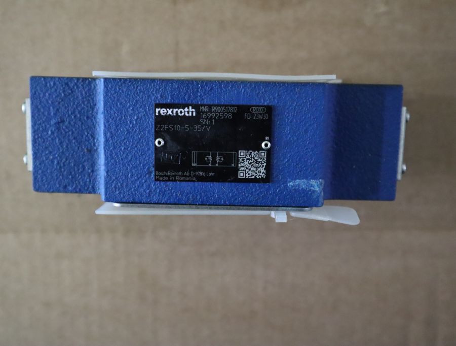 力士乐REXROTH进口液压阀Z2FS10-5型蓝色铸铁材质