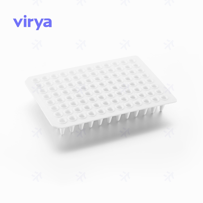 100ul PCR microplate 96 well PCR plate ABI, A1 corner cutting adapter ABIPCR instrument