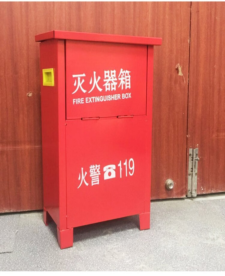 Fire extinguisher box 4kg, 2 pieces, 2/3/5 kg stainless steel fire extinguisher box for shopping malls and stores, fire equipment