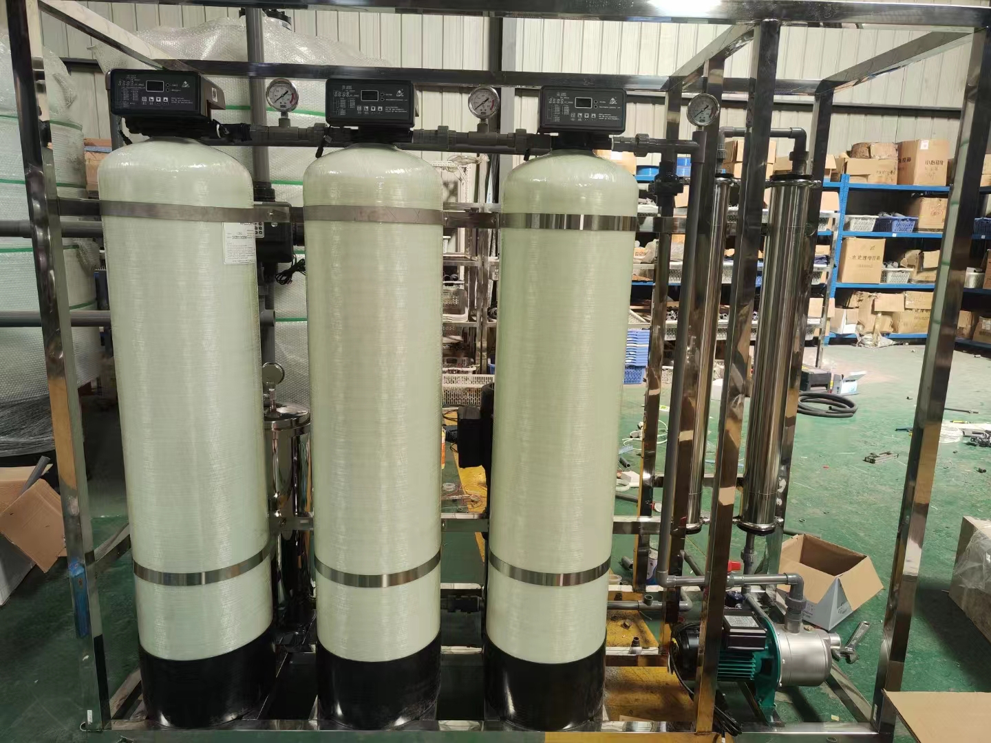 Industrial boiler Water filter food factory cleaning plant descaling deionizing ro reverse osmosis purified water treatment equipment