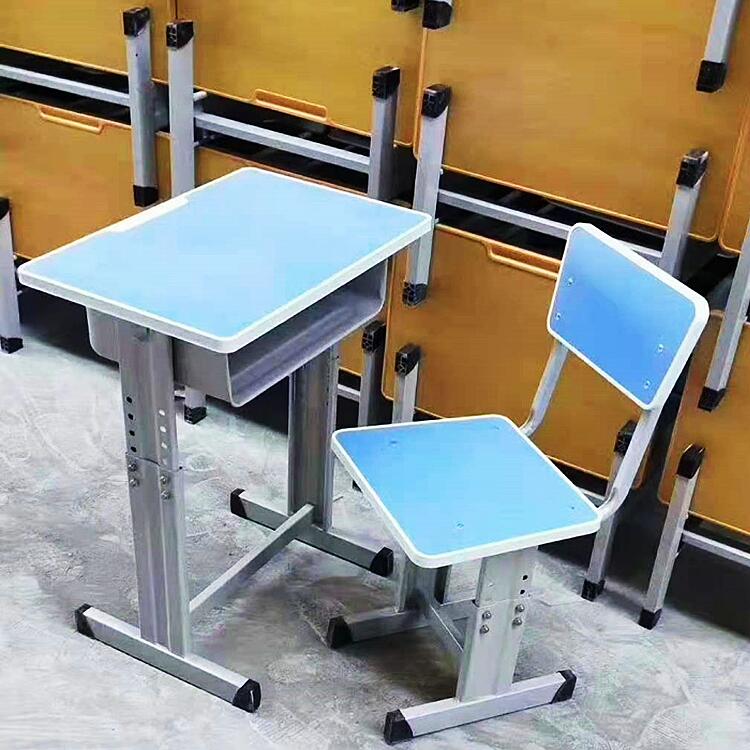 Elevatable desks and chairs, large quantity of school chairs, double column single column learning chairs, Jieshun Cabinet Industry