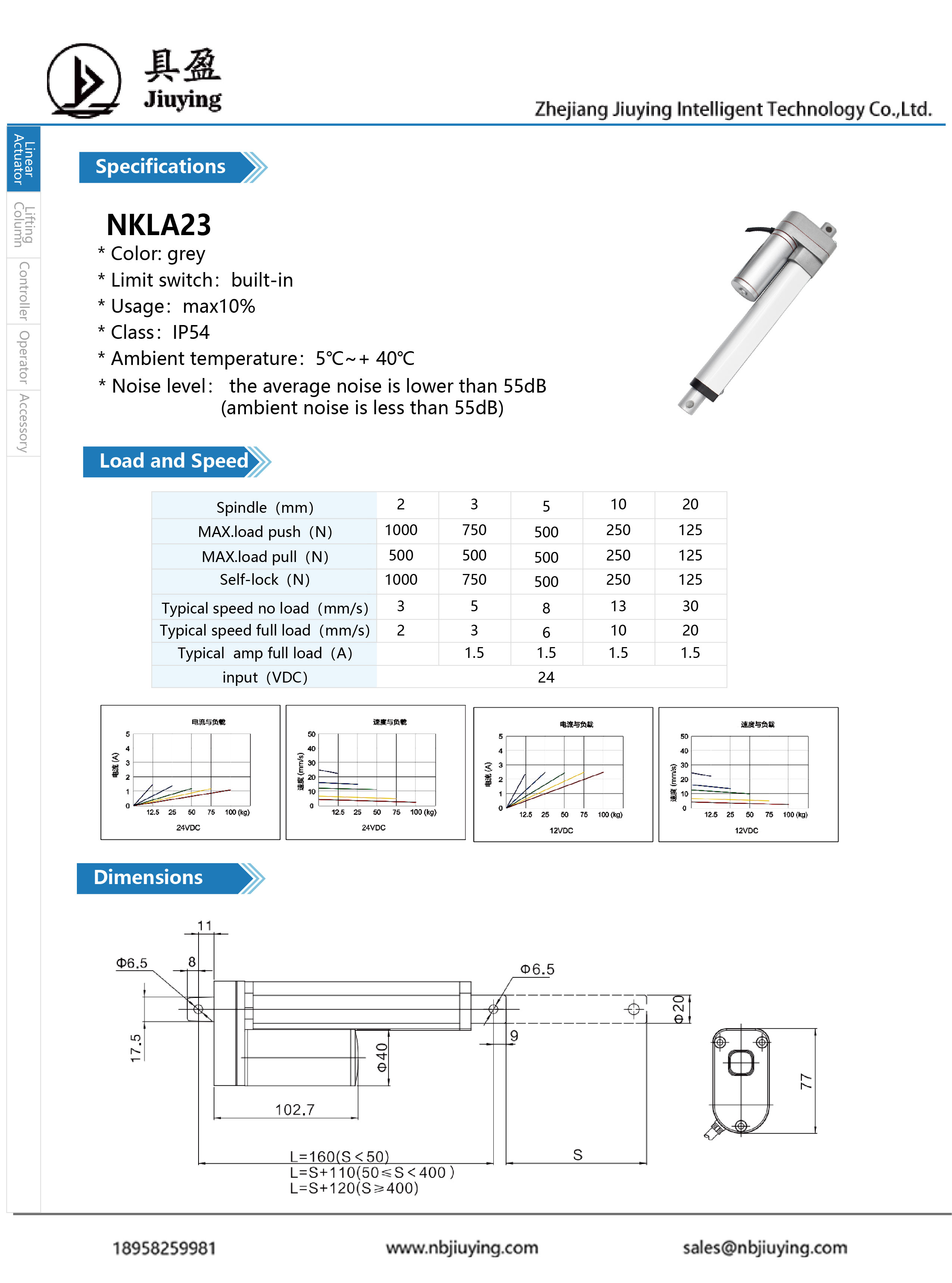 Lifting table motor controller reciprocating motion supporting electric push rod manufacturer direct supply tool surplus